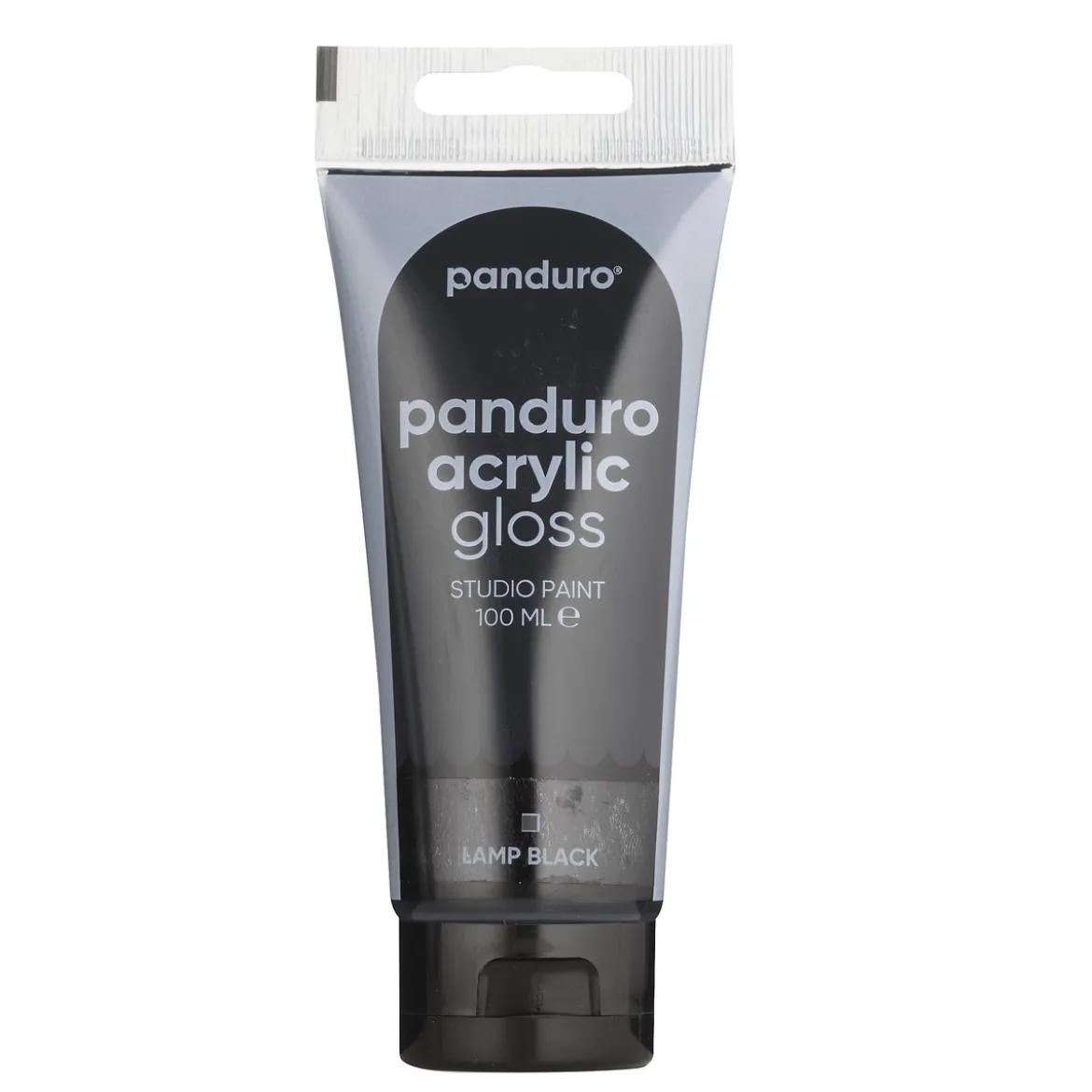 Panduro Acrylic akrylfärg, blank 100 ml – Lamp black