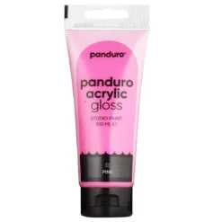Panduro Acrylic akrylfärg, blank 100 ml – Pink