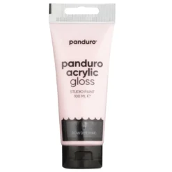 Panduro Acrylic akrylfärg, blank 100 ml – Powder pink