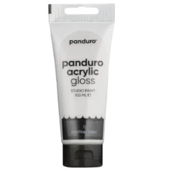 Panduro Acrylic akrylfärg, blank 100 ml – Neutral grey
