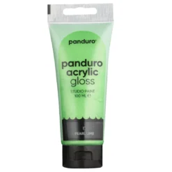 Panduro Acrylic akrylfärg, blank 100 ml – Pearl lime