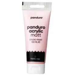 Panduro Acrylic akrylfärg, matt 100 ml – Pastel pink