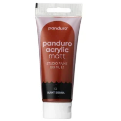Panduro Acrylic akrylfärg, matt 100 ml – Titanium buff light