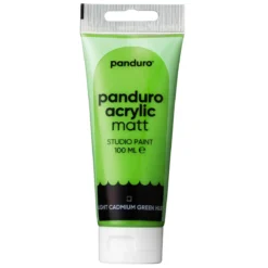 Panduro Acrylic akrylfärg, matt 100 ml – Light cadmium green hue