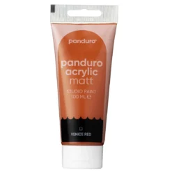Panduro Acrylic akrylfärg, matt 100 ml – Venice red