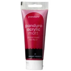 Panduro Acrylic akrylfärg, matt 100 ml – Primary cyan