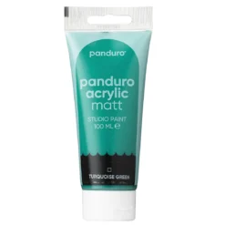 Panduro Acrylic akrylfärg, matt 100 ml – Turquoise green