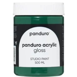 Panduro Acrylic Gloss blank akrylfärg 500 ml Emerald green