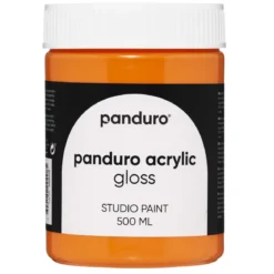 Panduro Acrylic Gloss blank akrylfärg 500 ml Orange yellow