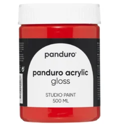 Panduro Acrylic Gloss blank akrylfärg 500 ml Vermillion