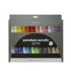 Panduro Acrylic gloss set – 24×30 ml med blanka akrylfärger