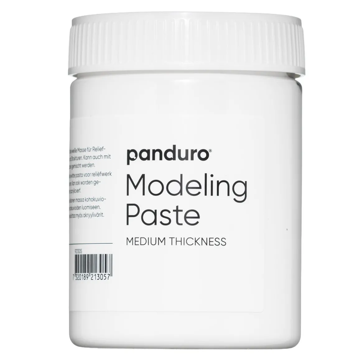 Panduro Acrylic medium modeling paste, 500 ml vit modelleringspasta