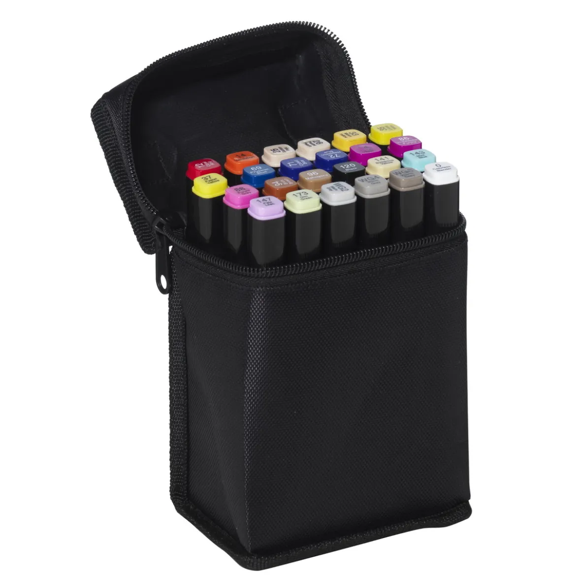 Panduro Colour Marker Basic 24 – twintip-markers med rund & snedskuren spets