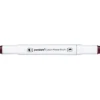 Panduro Colour Marker Brush, penselspets & snedskuren spets – Wine red 1