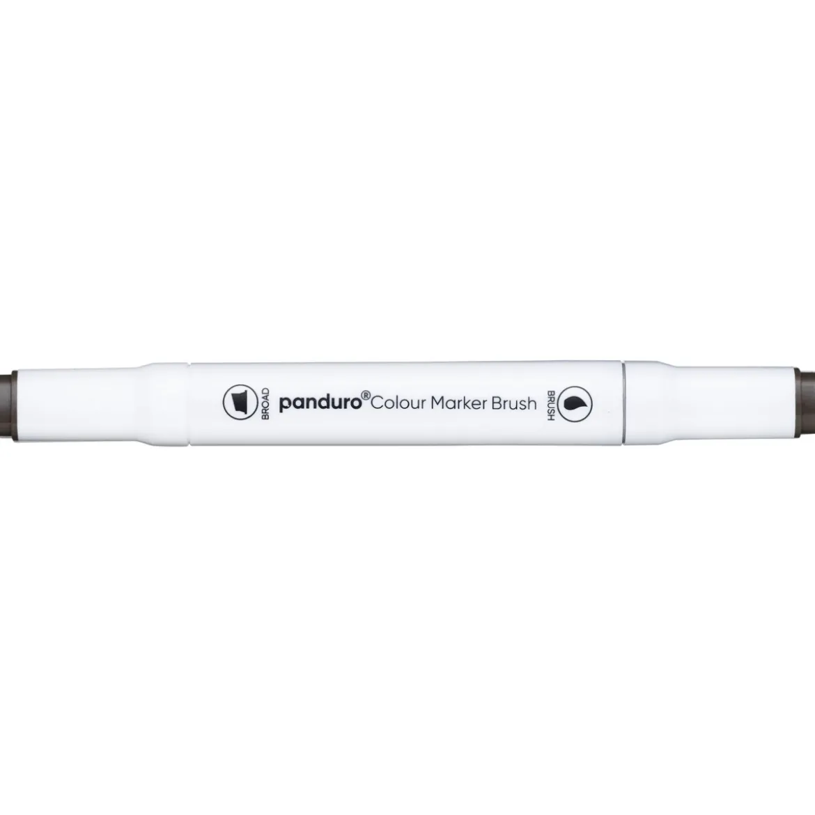 Panduro Colour Marker Brush, penselspets & snedskuren spets – Cool grey 7 CG7