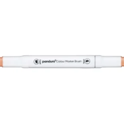Panduro Colour Marker Brush, penselspets & snedskuren spets – Cherry red / purple 5