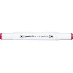 Panduro Colour Marker Brush, penselspets & snedskuren spets – Orange 23