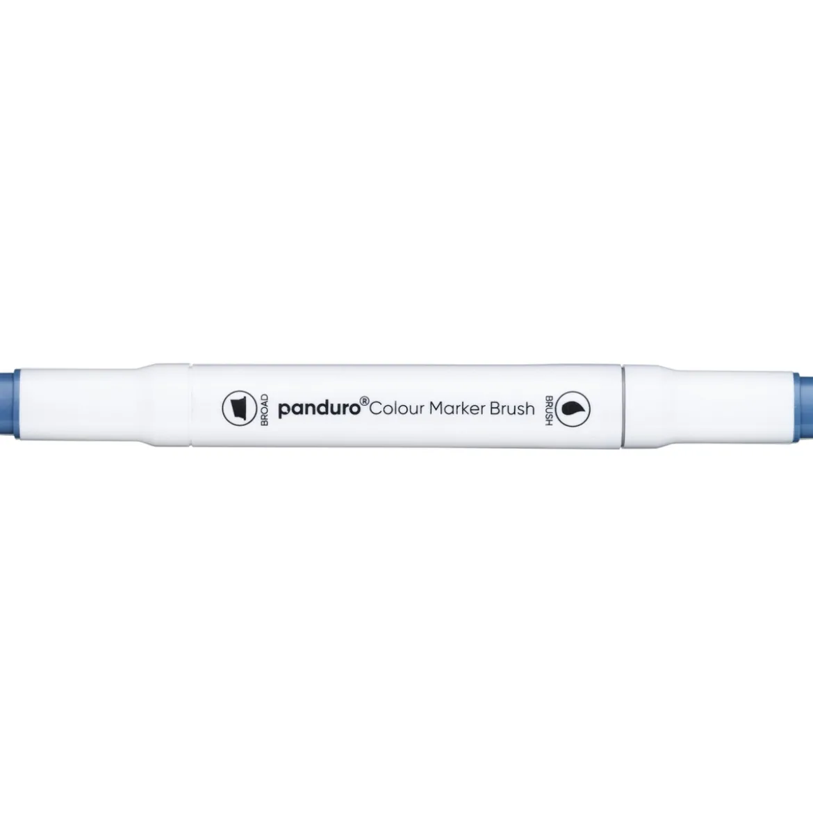 Panduro Colour Marker Brush, penselspets & snedskuren spets – Cobalt blue 71
