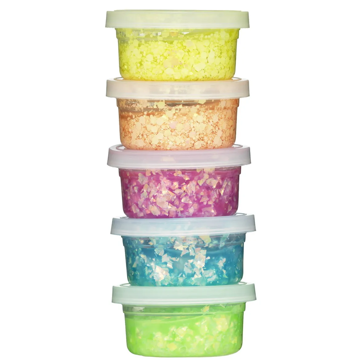 Panduro Dough Glitter 5-pack, 5×20 gram glittrande leklera
