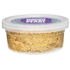 Panduro Dough Pearl Metallic guldig leklera – 125 ml