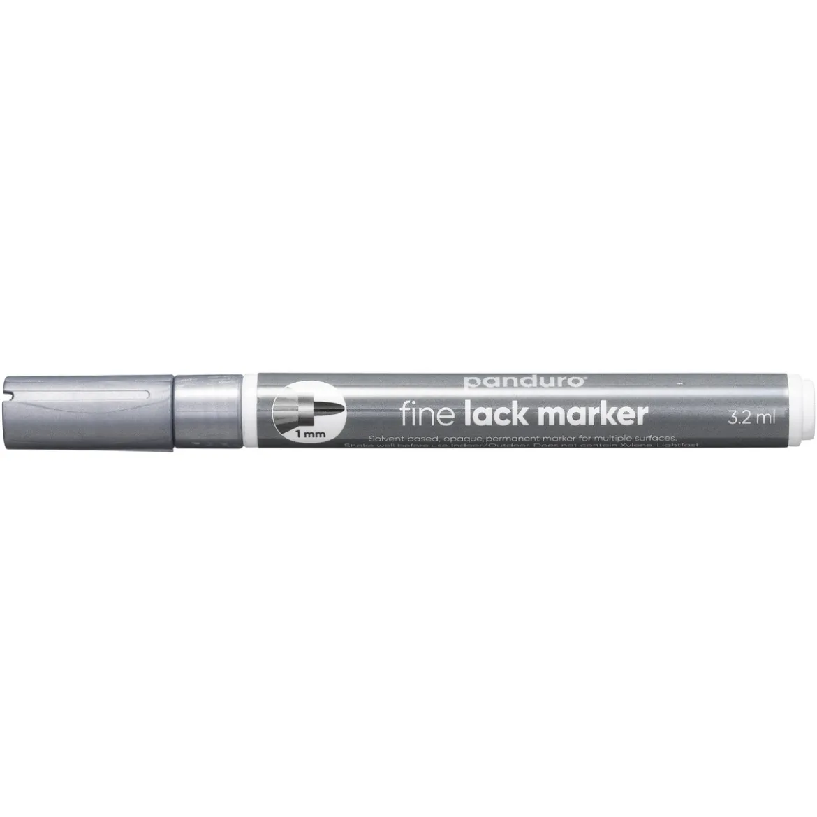 Panduro Lackpenna 1 mm silver