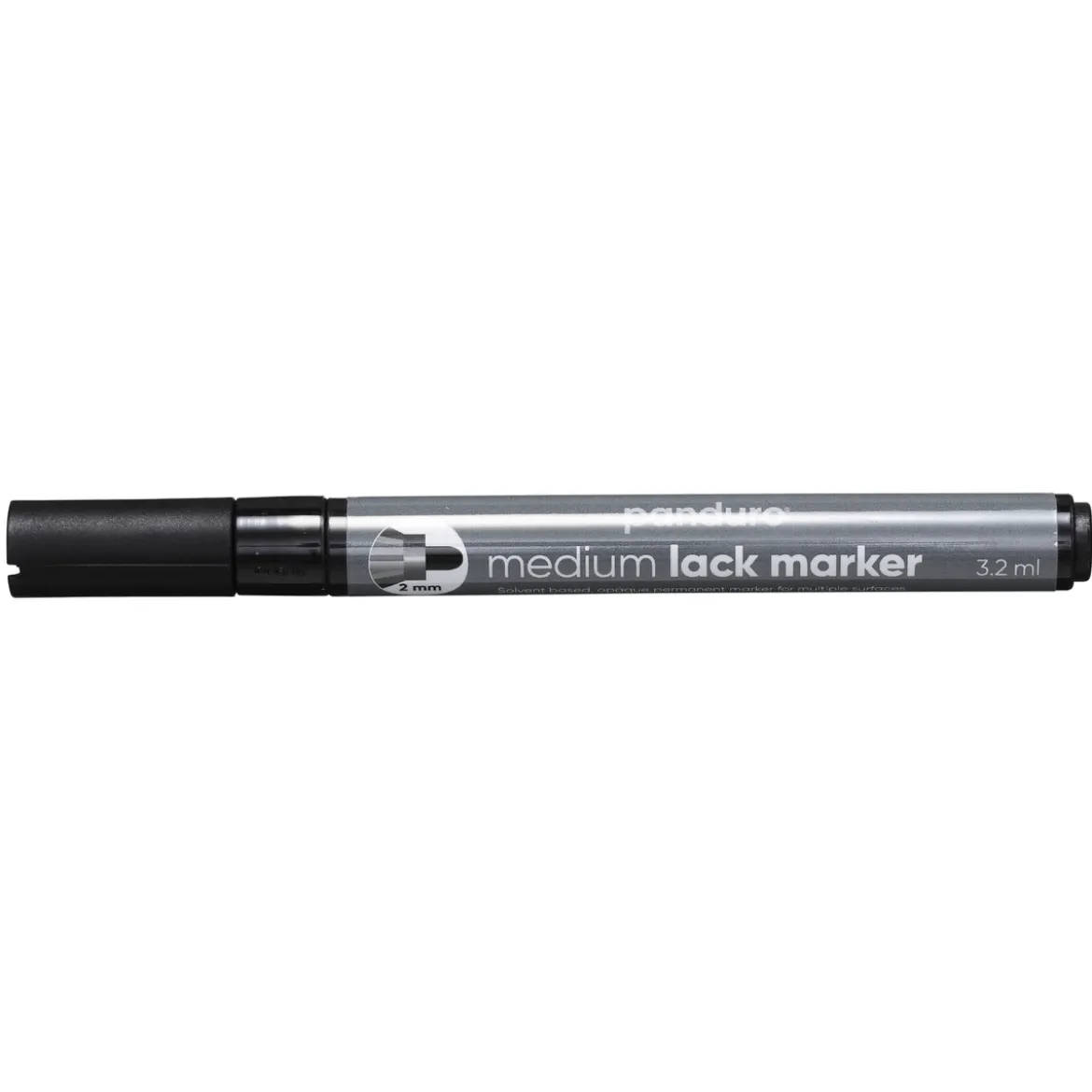 Panduro Lackpenna 2 mm svart