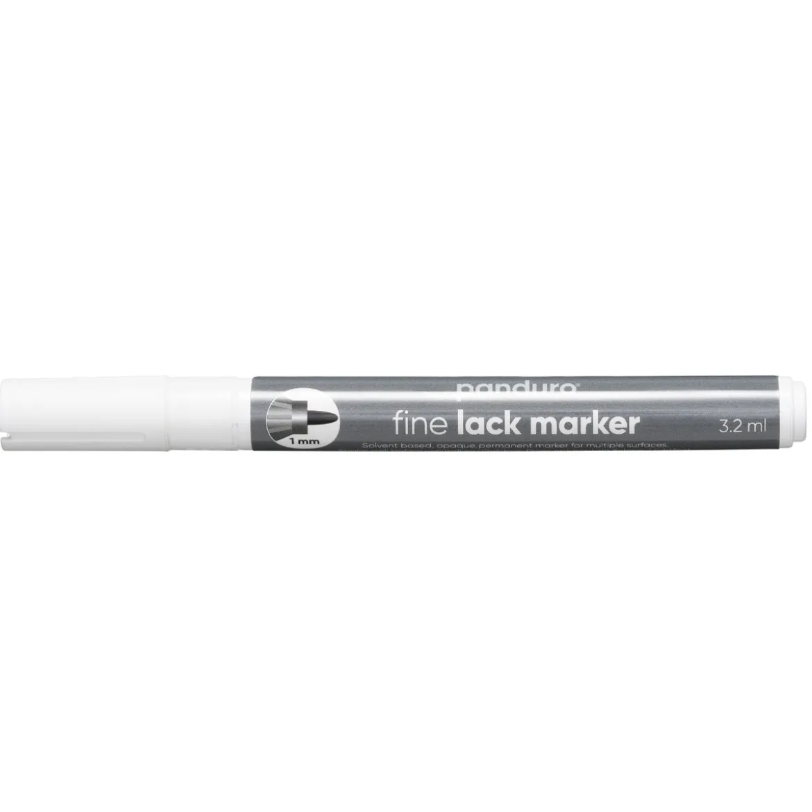 Panduro Lackpenna 1 mm vit