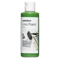 Panduro Lino Paint, vattenbaserad linoleumfärg, grön 80 ml