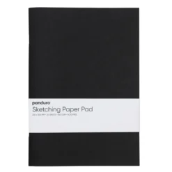 Panduro Sketch, skissblock med mjuk pärm, 21×30 cm, 30 ark, 140 g/m²