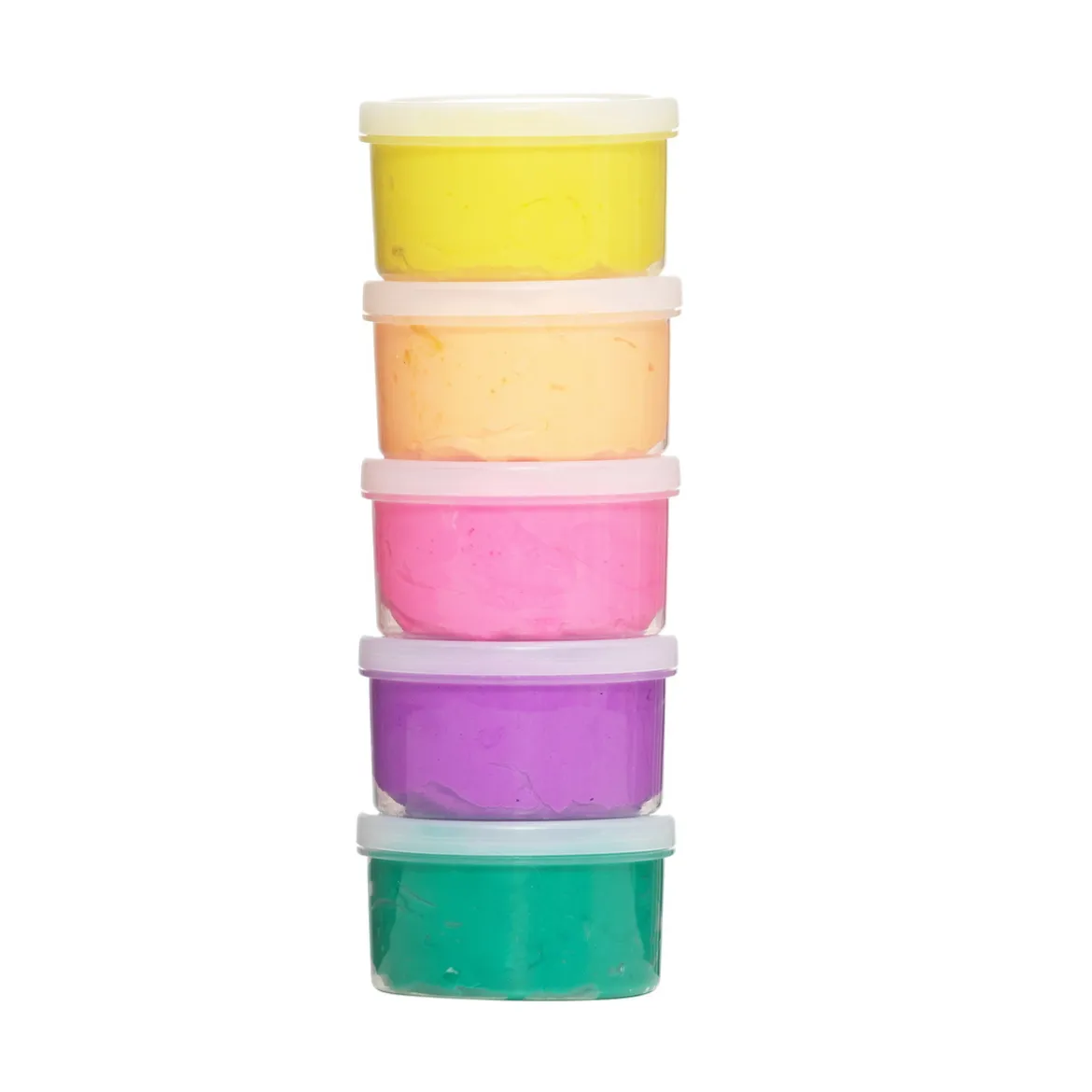 Panduro Soft Dough 5-pack Happy, 5×28 gram leklera i pastellfärger