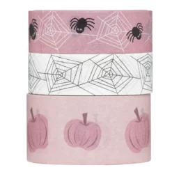 Paper Tape 3-pack halloween – 3 st. 5-meters rullar tejp med kusliga motiv