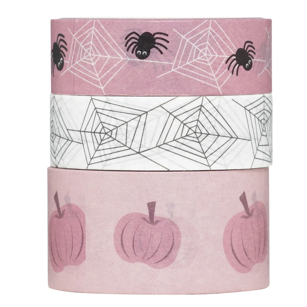 Paper Tape 3-pack halloween – 3 st. 5-meters rullar tejp med kusliga motiv