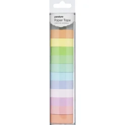 Paper Tape 12p pastell 15 mm