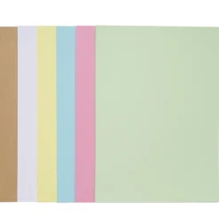 Pappersset i pastellfärger med 48 st. kraftiga A4-ark (210×297 mm) à 240 g/m²