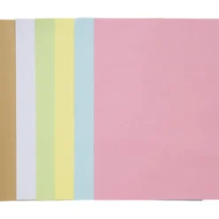 Pappersset i pastellfärger med 48 st. A4-ark (210×297 mm) à 80 g/m²