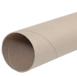 Papptub av naturfärgad papp – längd 75 cm, Ø8 cm