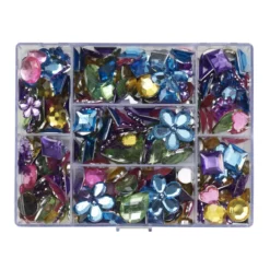 Pastellmix dekorstenar 250st