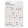 Pearl Stickers småhjärta färgmix med glitter – totalt 240 hjärtan som är Ø5 mm