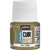 Pebeo Cuir Leather 45 ml läderfärg, färgar även PU läder – Guld, metallic