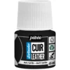 Pebeo Cuir Leather 45 ml läderfärg, färgar även PU läder – Svart, matt satin-finish