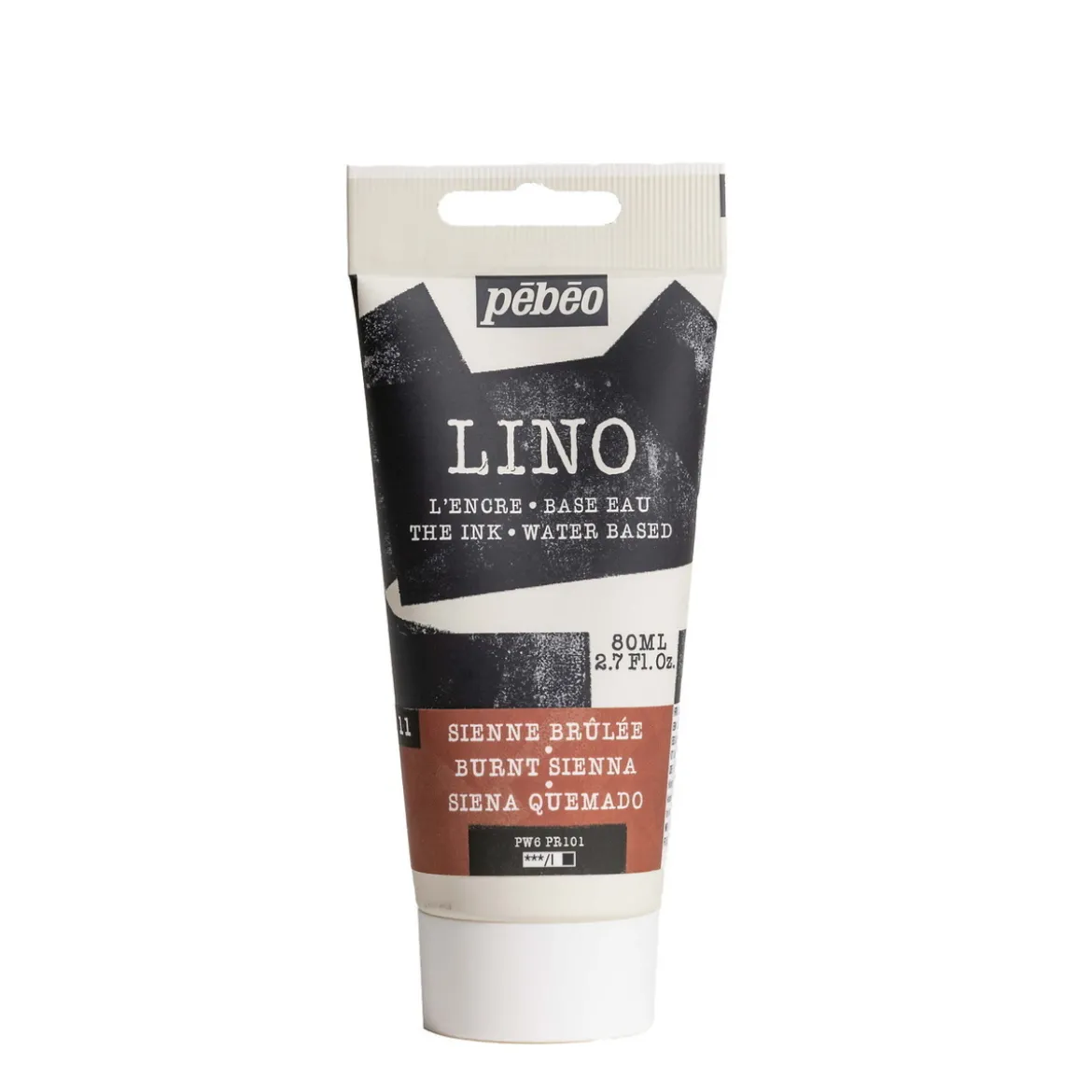 Pebeo Lino Ink 80 ml, vattenbaserad linoleumfärg – Phthalocyanine Green