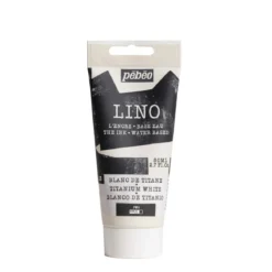 Pebeo Lino Ink 80 ml, vattenbaserad linoleumfärg – Natural Sienna