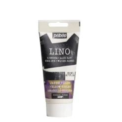 Pebeo Lino Ink 80 ml, vattenbaserad linoleumfärg – Duochrome Yellow & Purple