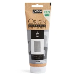Pebeo Origin Acrylics akrylfärg 120 ml Silver 42