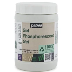 Pebeo phosphorescent gel 225 ml – fosforescerande självlysande gel för målning