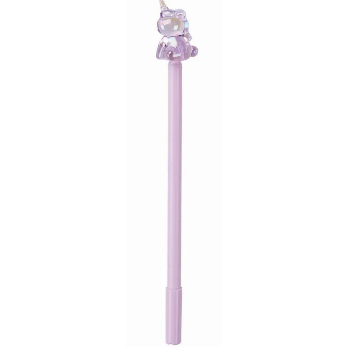 Penna lila enhörning 20 cm