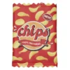 Pennskrin chipspåse, mjuk pennförvaring med dragkedja. 14×21 cm