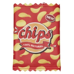 Pennskrin chipspåse, mjuk pennförvaring med dragkedja. 14×21 cm
