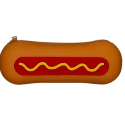 Pennskrin som ser ut som en korv med bröd! Längd 20 cm, Ø5 cm