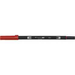 Penselpenna Tombow ABT Dual Brush Pen Warm Red 885